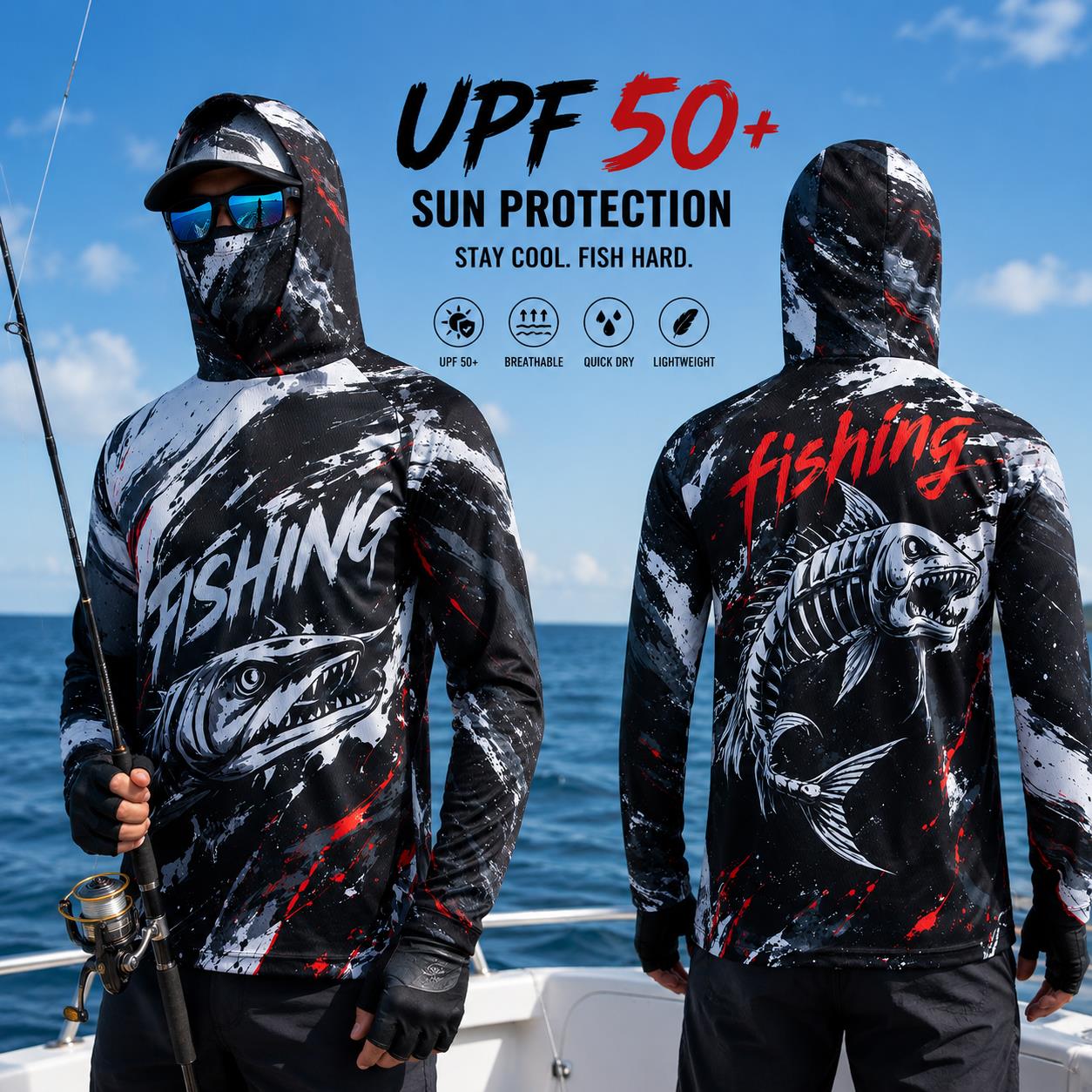 Outdoor zonbeschermende lange  - Fishing Mask Sun Protection recensie en prijs